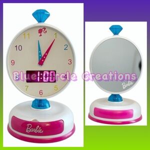 Barbie Geo Pop Digital Alarm Clock with Drawer